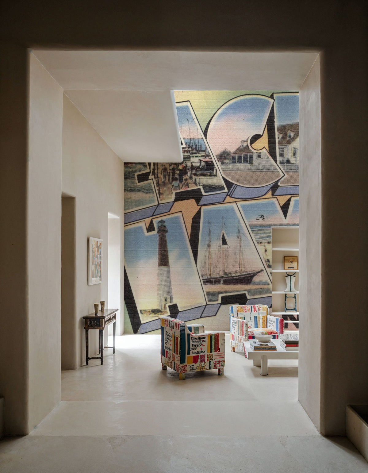 Greetings From Beach Haven Mural Wallpaper - room preview 06