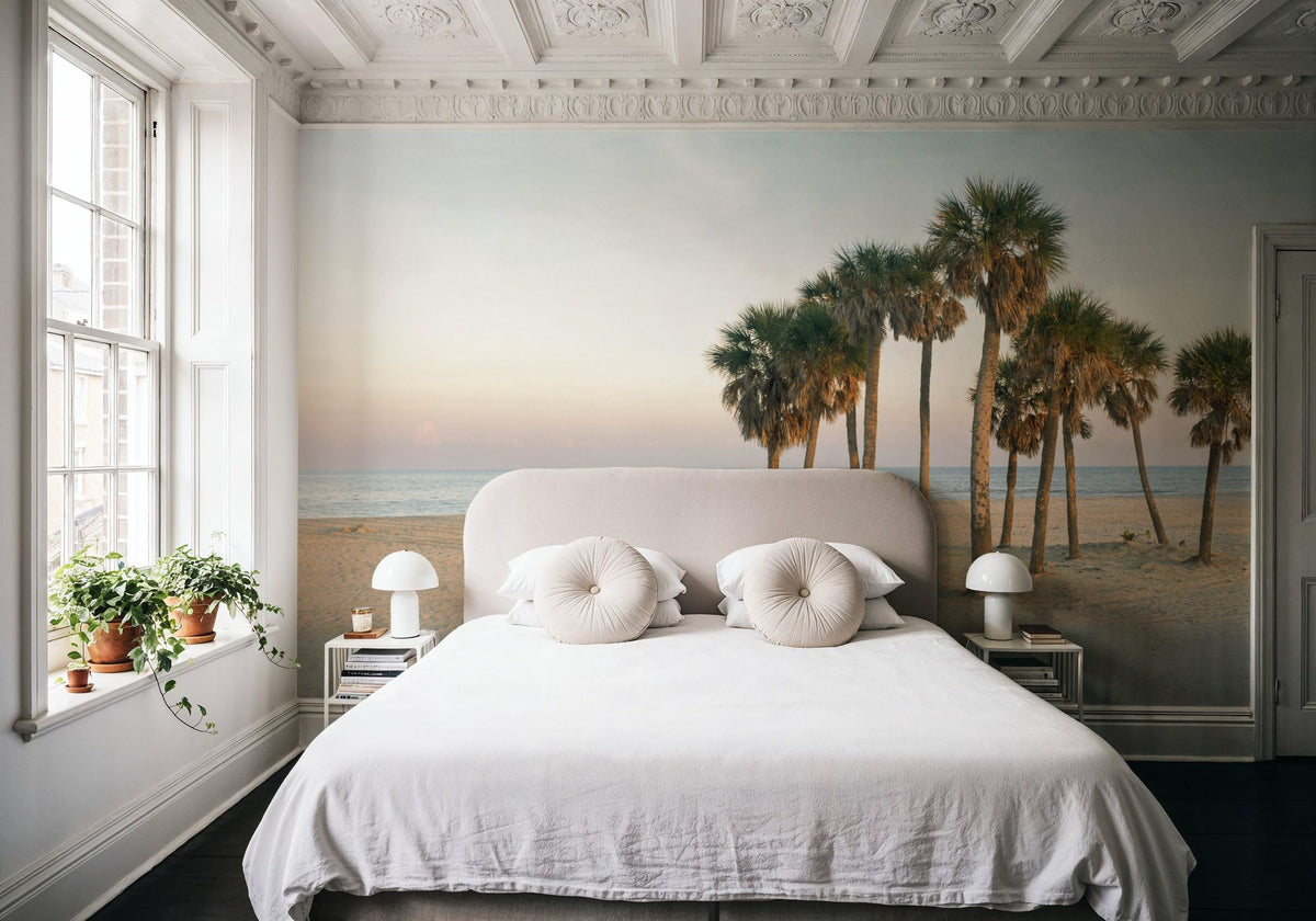 Sunset Palms Lookout Mural Wallpaper - room preview 06