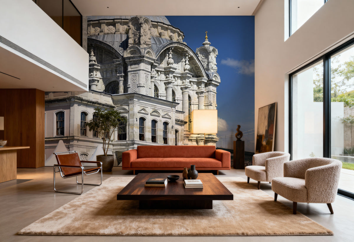 Majestic Mosque Waterfront Mural Wallpaper - room preview 06