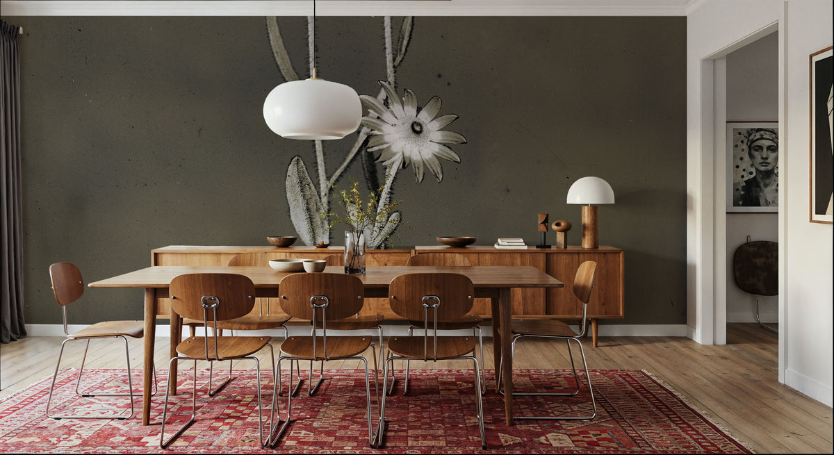 Glass Plate Botanical III Mural Wallpaper - room preview 06