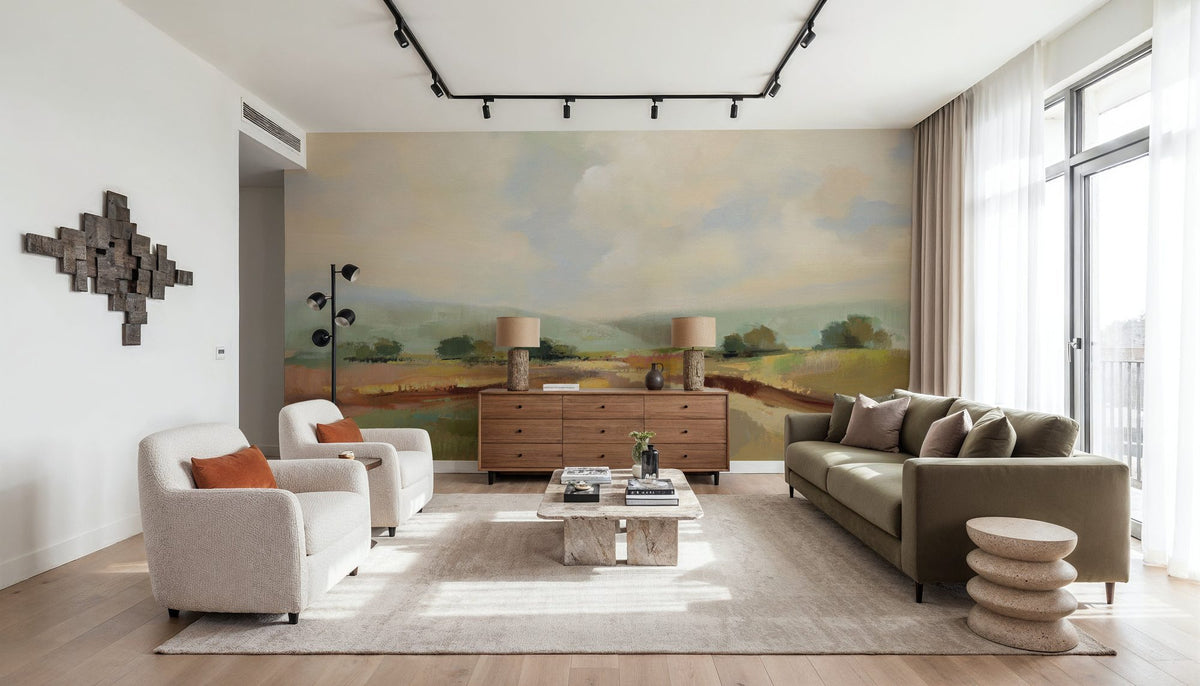 Glowing Sky Mural Wallpaper - room preview 06
