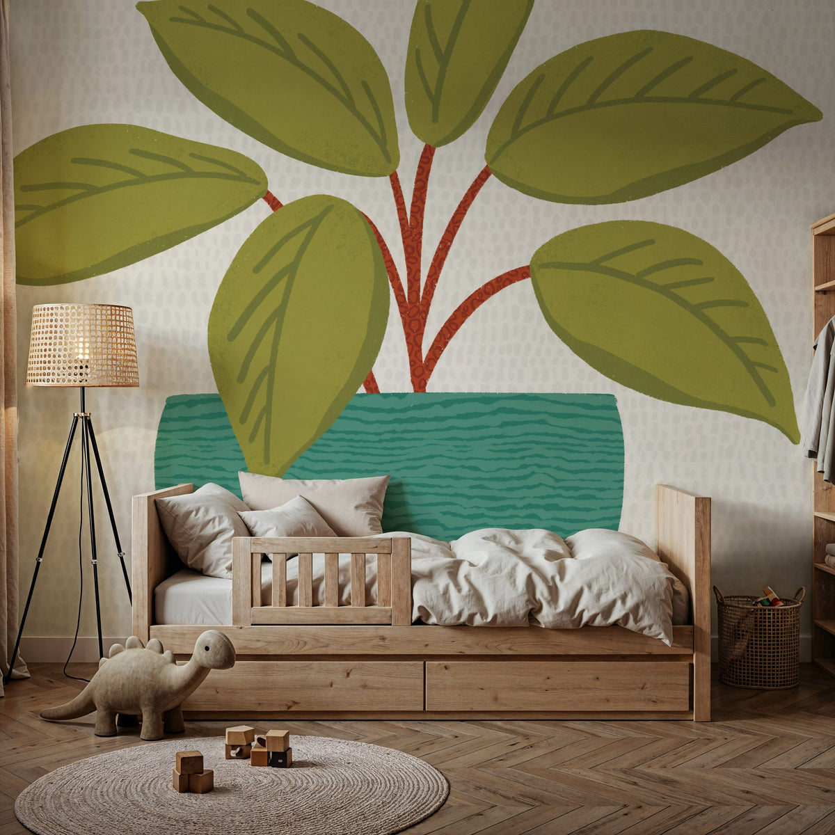 Potted Plant VIII Mural Wallpaper - room preview 06