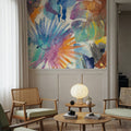 Palm Abstract Mural Wallpaper - room preview 06