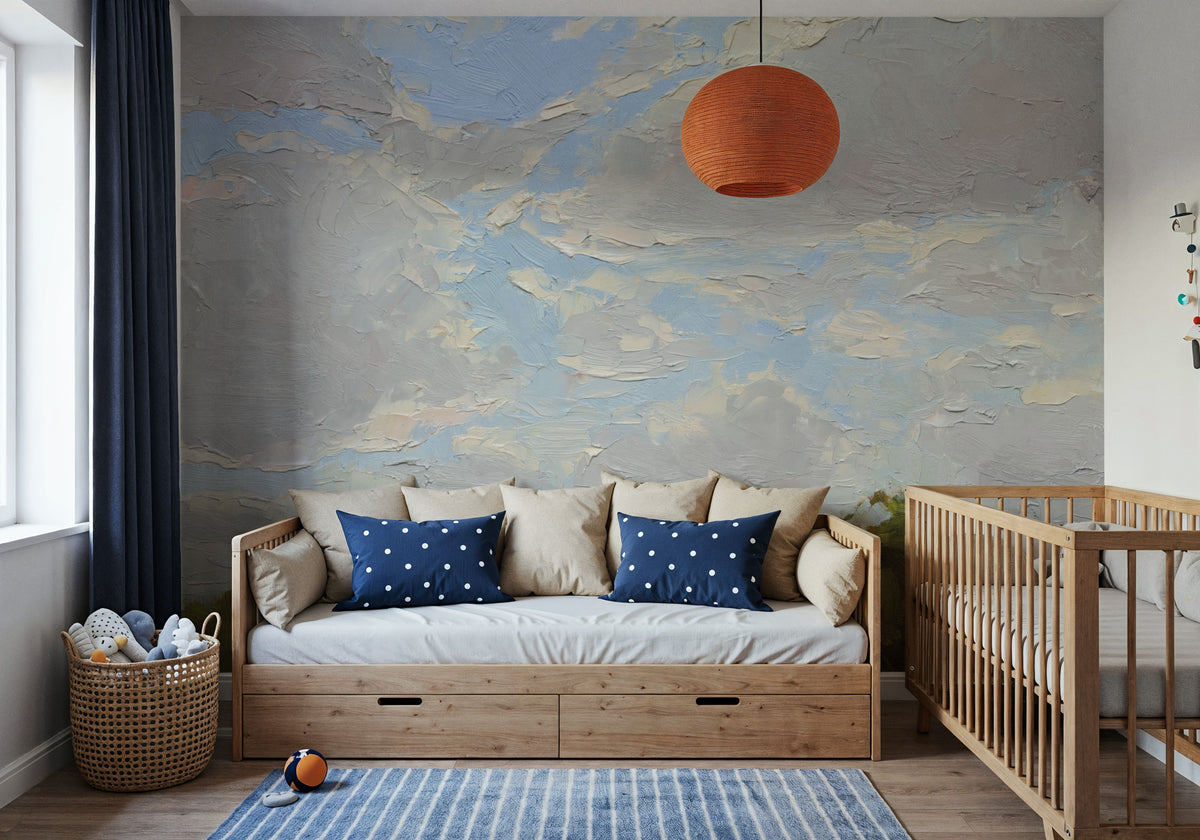 Shining on the Fields Mural Wallpaper - room preview 06