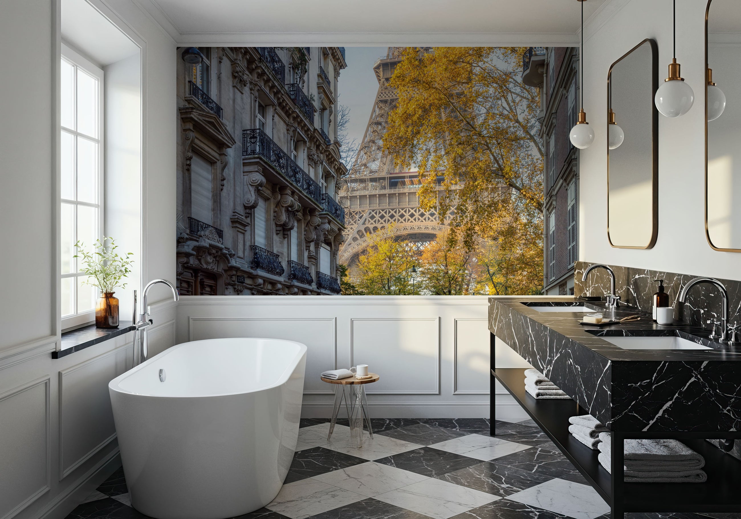 Paris Walks Mural Wallpaper