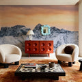 Snowy Mountain Ridge Mural Wallpaper - room preview 06