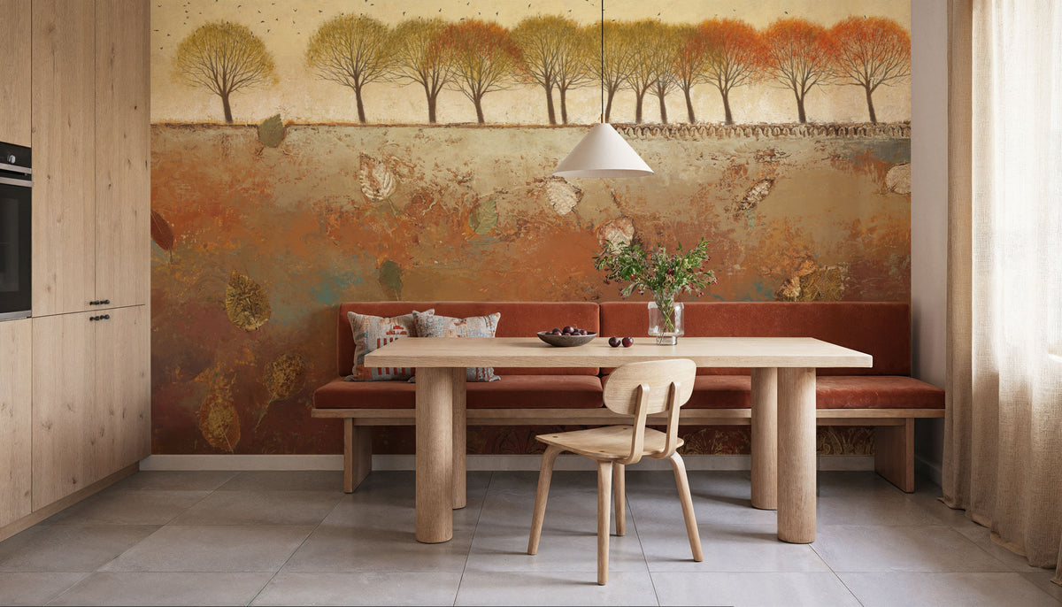 Field and Forest Mural Wallpaper - room preview 06