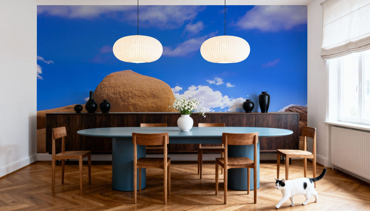 Joshua Tree Blue VI Mural Wallpaper - room preview 06