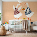 Ducks in the Pumpkin Patch V Mural Wallpaper - room preview 06