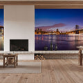 Manhattan At Sunset Mural Wallpaper - room preview 06
