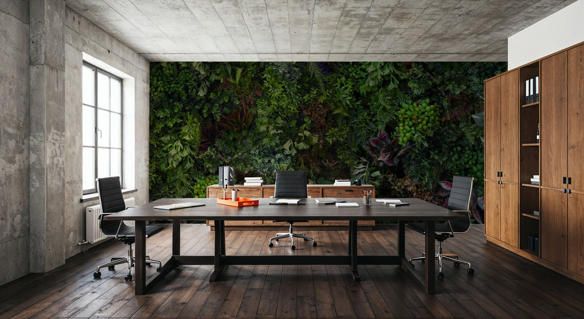 Botanical Eco Herbs Mural Wallpaper - room preview 06