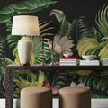 Banana Bloom Border Mural Wallpaper - room preview 06