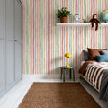 Watercolor Lines Mural Wallpaper - room preview 06