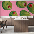 Elegant Olives II Mural Wallpaper - room preview 06
