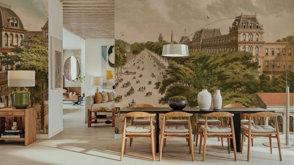 Dwellpaper Vintage Saratoga Springs, New York Mural Wallpaper image 6