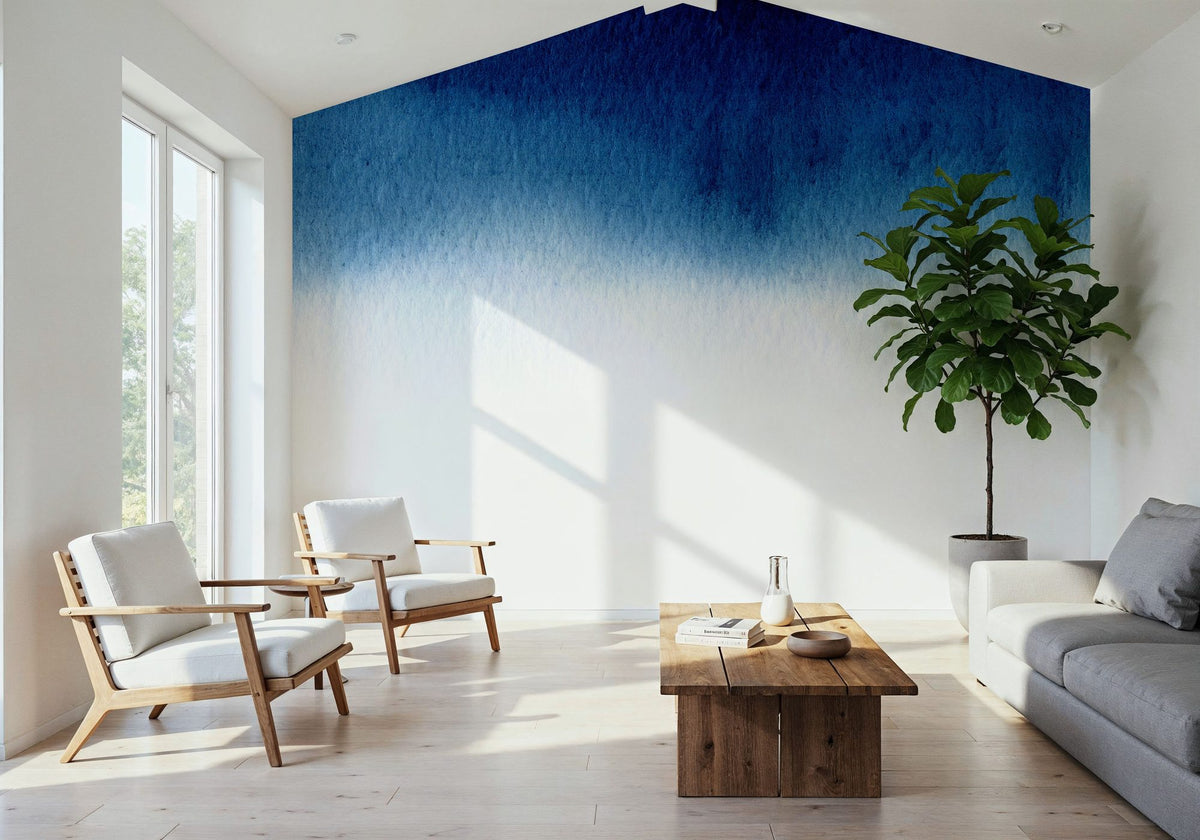 Gradient Sky Mural Wallpaper - room preview 06