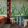 Dandelion Meadow, Green Mural Wallpaper - room preview 06