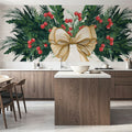 Evergreen Christmas I Mural Wallpaper - room preview 06