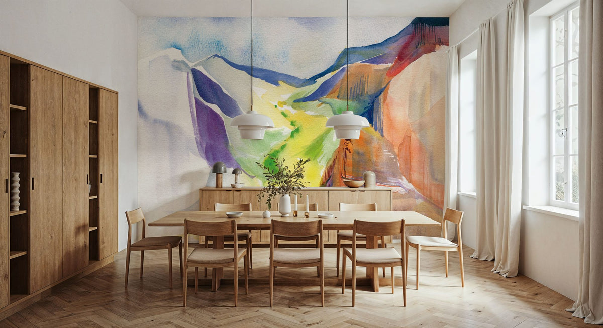 Verdant Valley Mural Wallpaper - room preview 06
