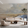 Silver Cloud Mural Wallpaper - room preview 06