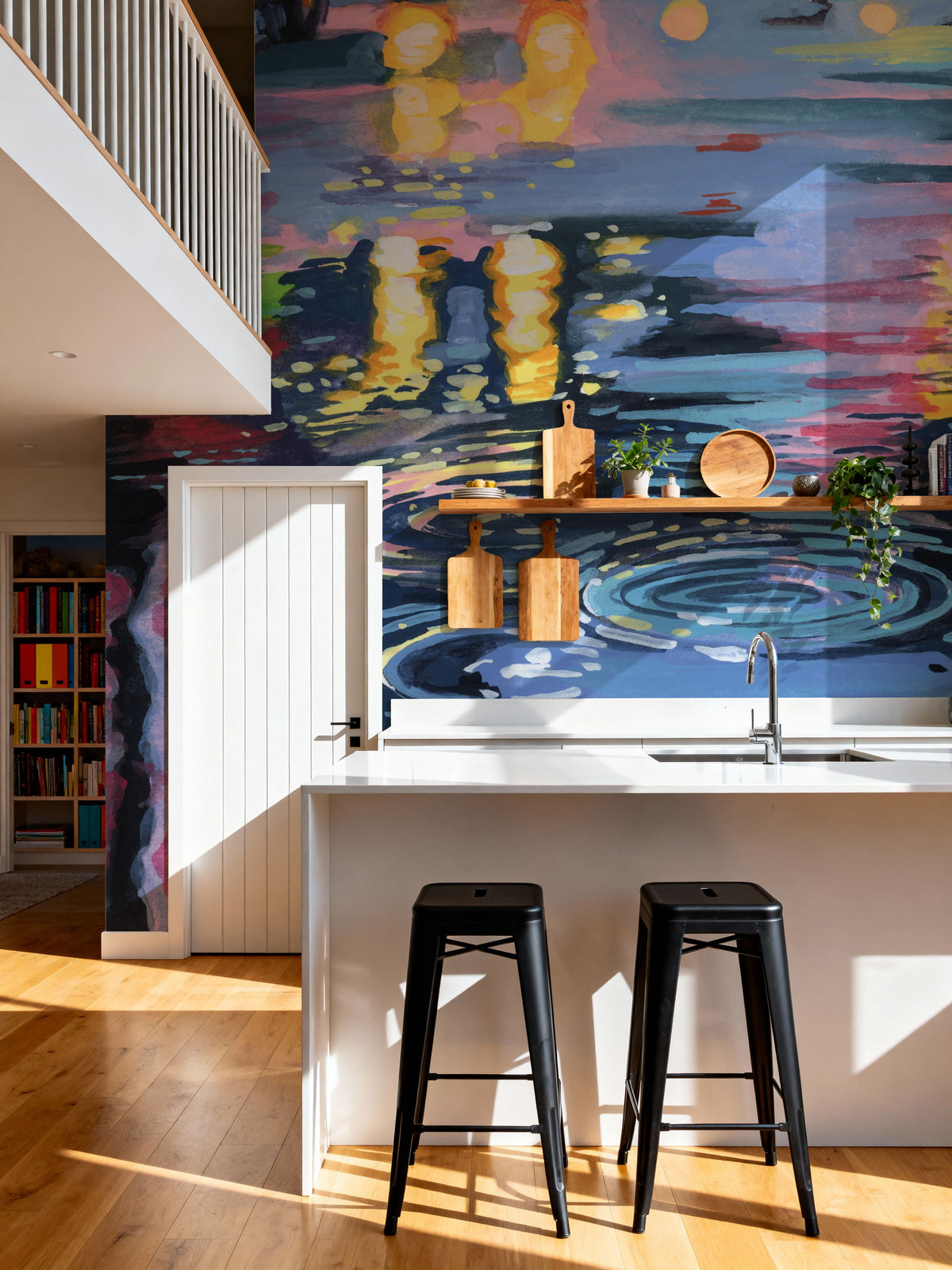 Rain Drops on City Road Mural Wallpaper - room preview 06