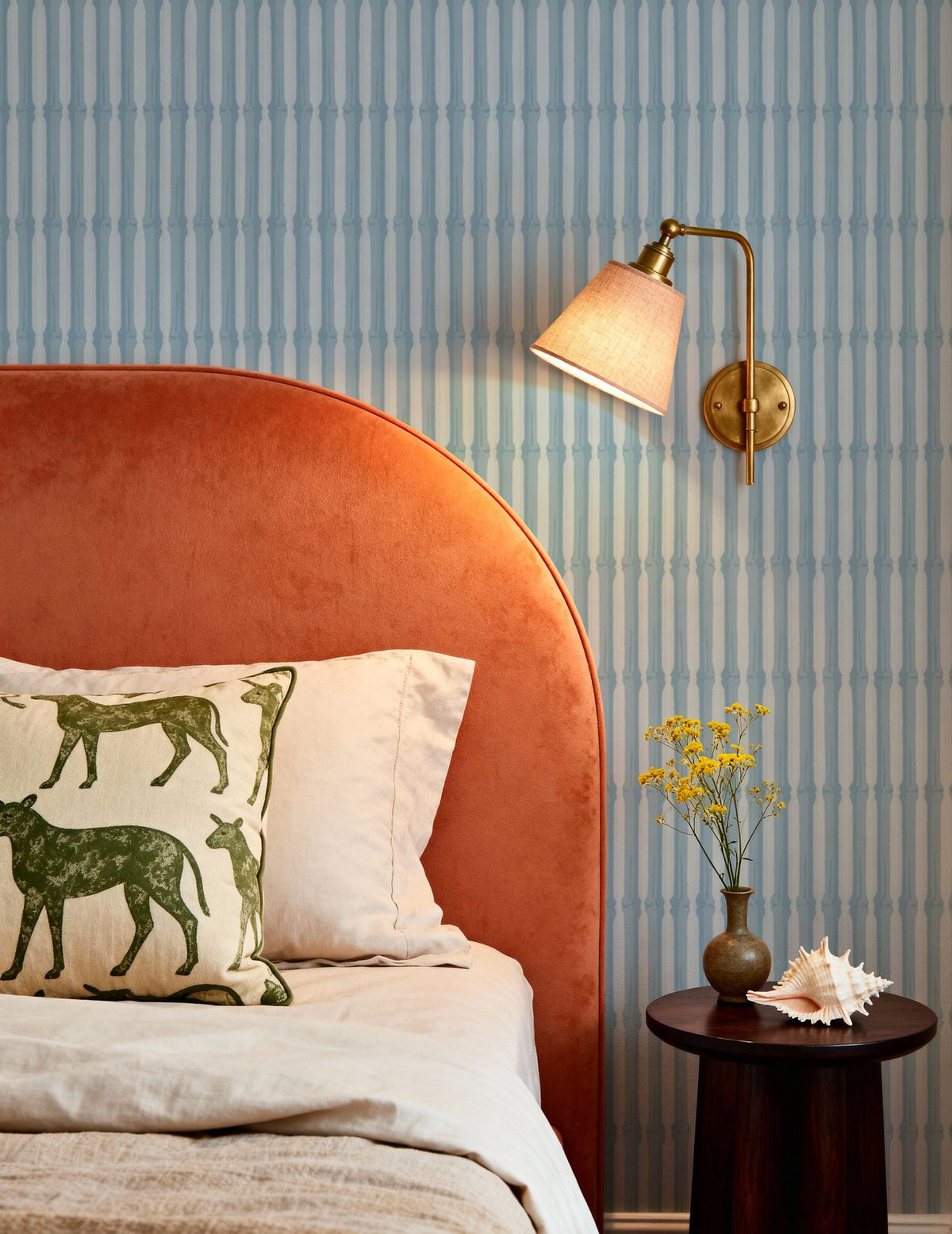 Bamboo Stripes, Sky Mural Wallpaper - room preview 06