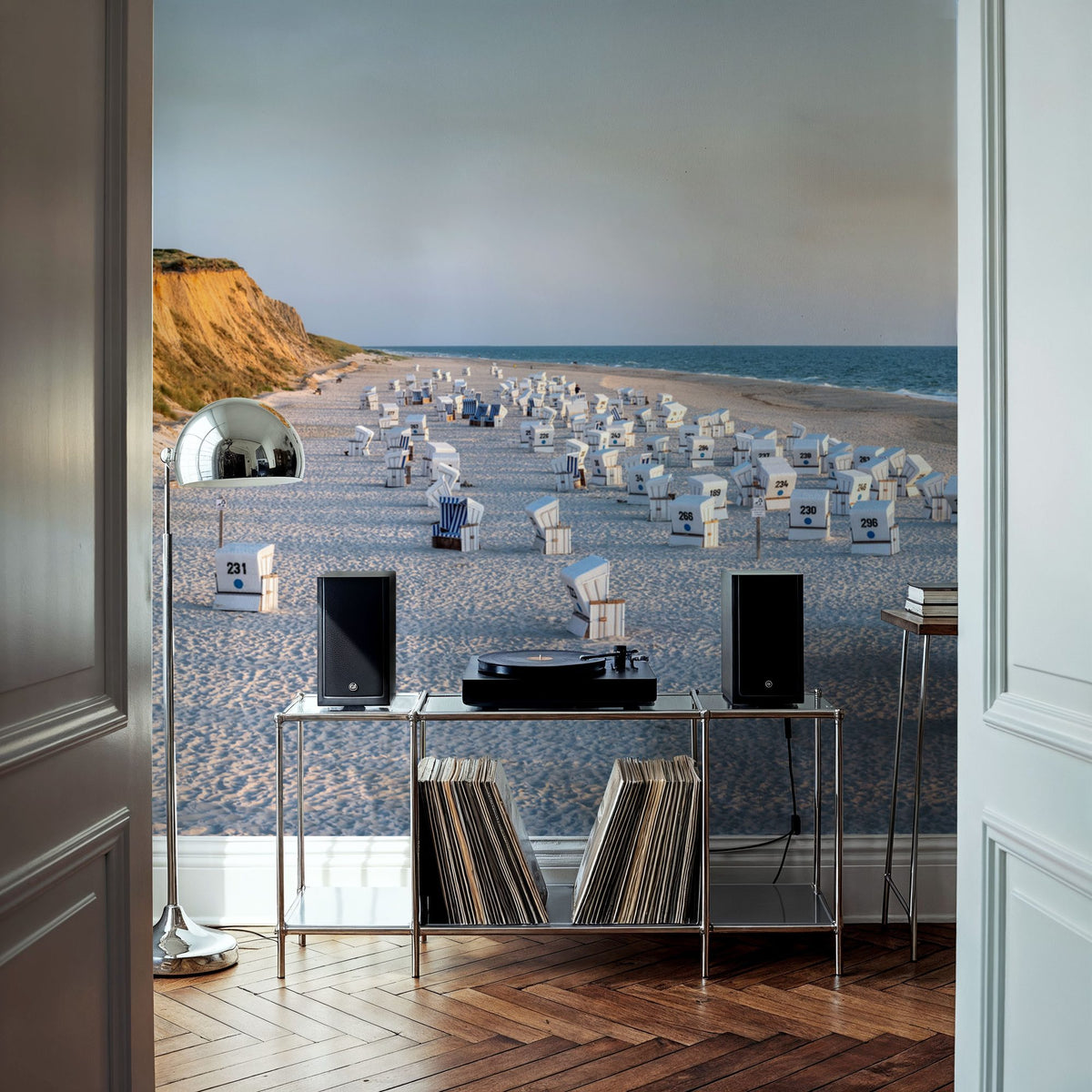 Red Cliff Mural Wallpaper - room preview 06