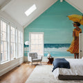 Umbrella At the Beach Mural Wallpaper - room preview 06