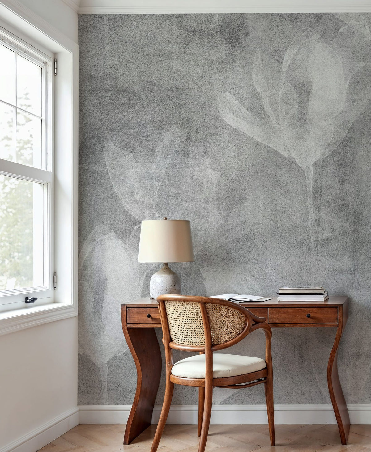 Ceramic Flowers Mural Wallpaper - room preview 06