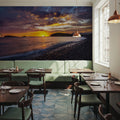Baja Stone Sunrise Mural Wallpaper - room preview 06