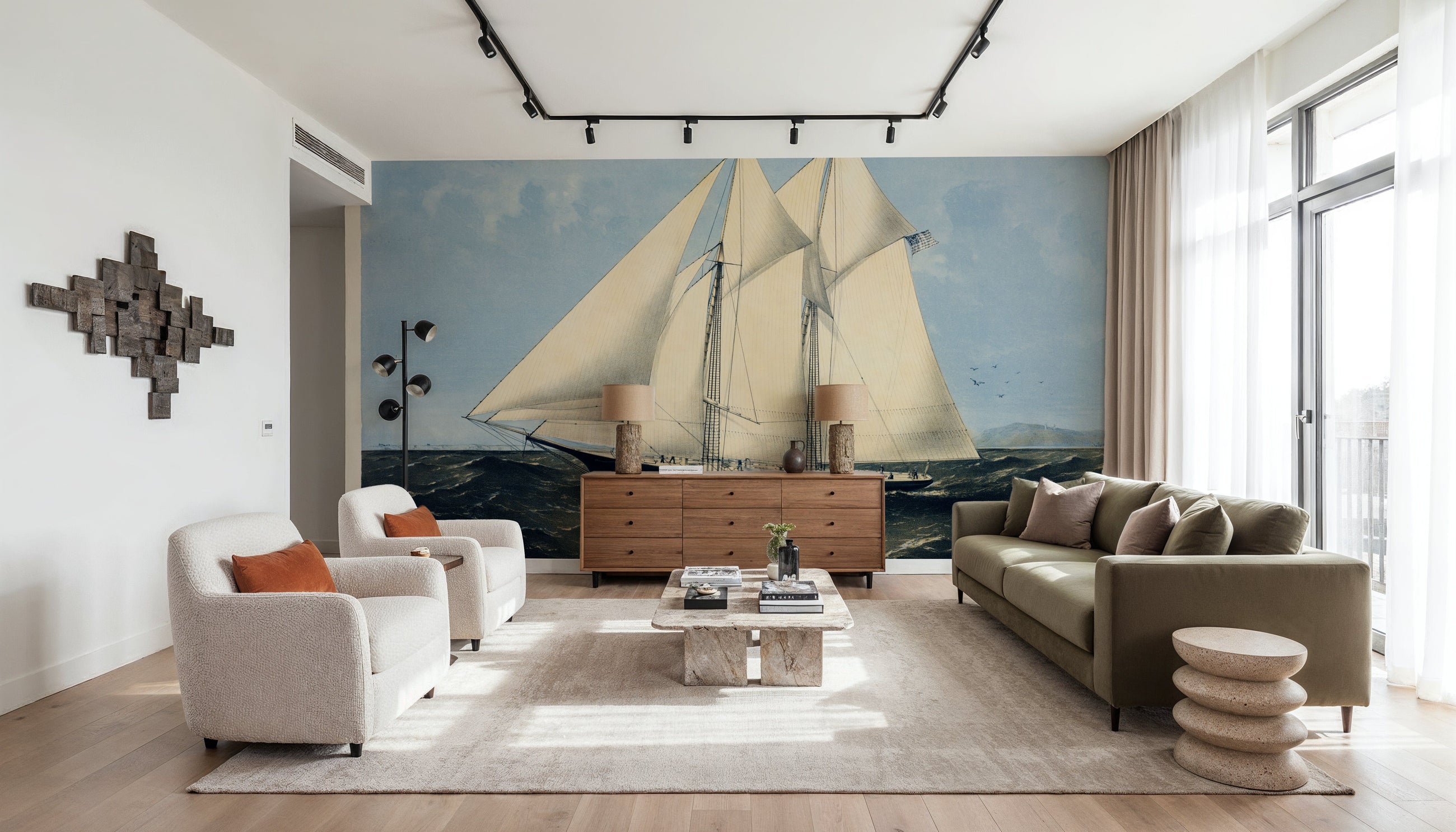 Sappho of New York Mural Wallpaper