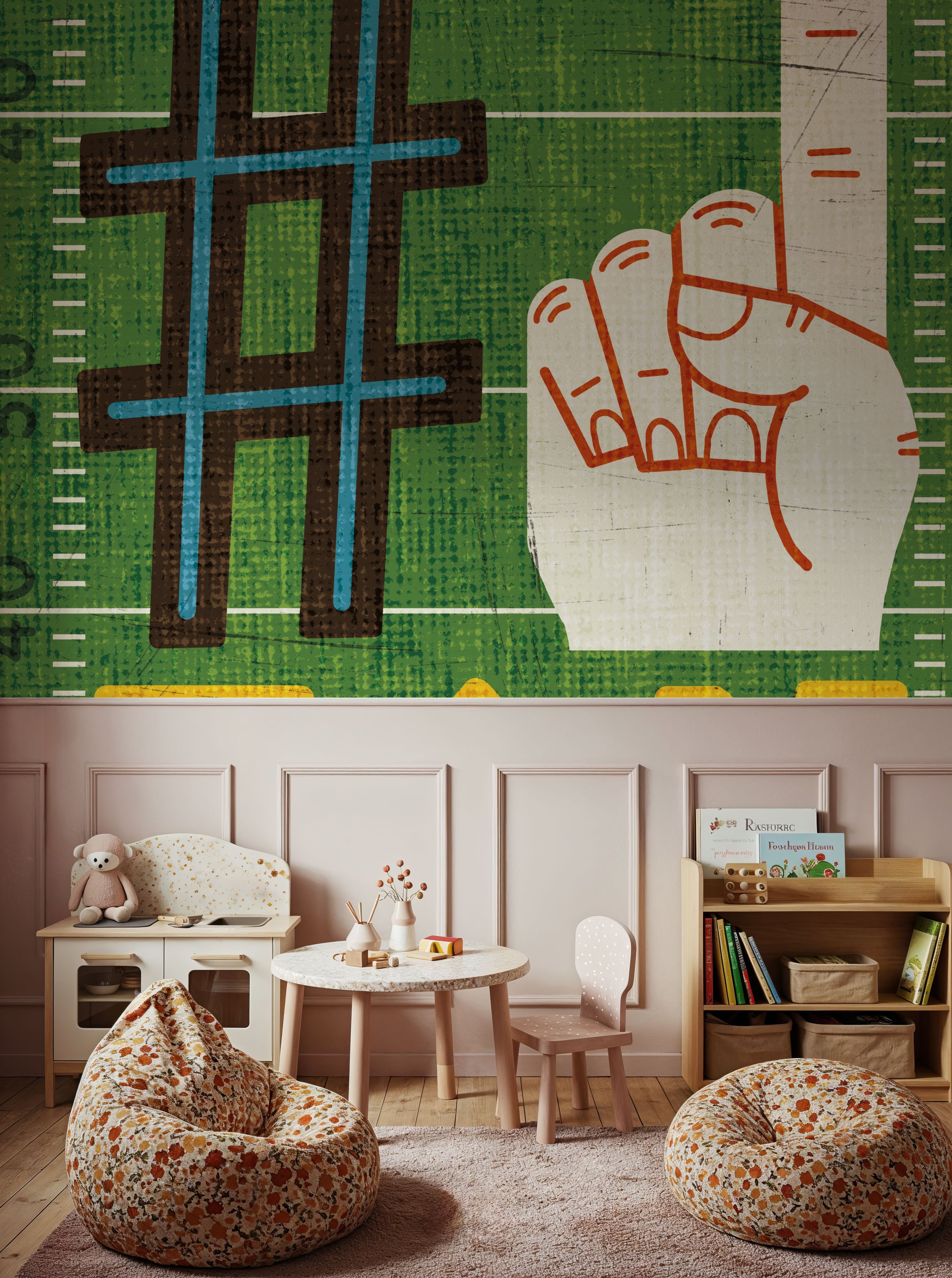 Football IV Mural Wallpaper