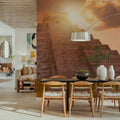 Temple of the Setting Sun Mural Wallpaper - room preview 06
