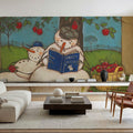 Seasonal Snowman IX Mural Wallpaper - room preview 06