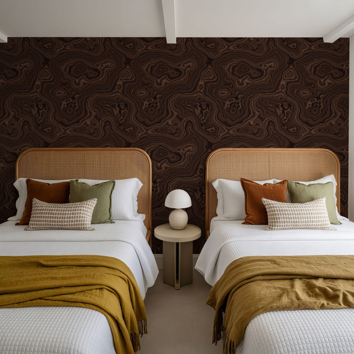 Root Wood, Red Oak Mural Wallpaper - room preview 06