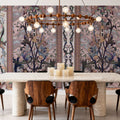 Plant Fantasy Ornament, Salmon Mural Wallpaper - room preview 06