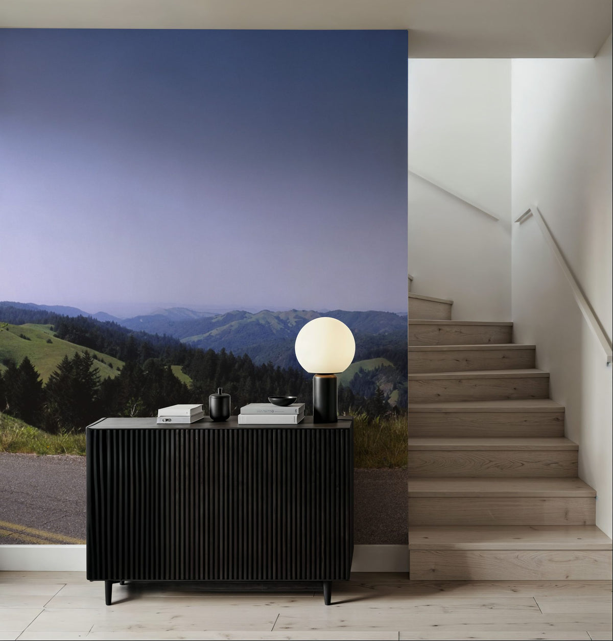 Mountain Journey Mural Wallpaper - room preview 06