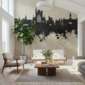 Winchester England Skyline Concrete Mural Wallpaper - room preview 06