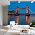 Purple Thames Twilight Mural Wallpaper - room preview 06