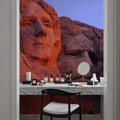 Mount Rushmore At Sunset Mural Wallpaper - room preview 06