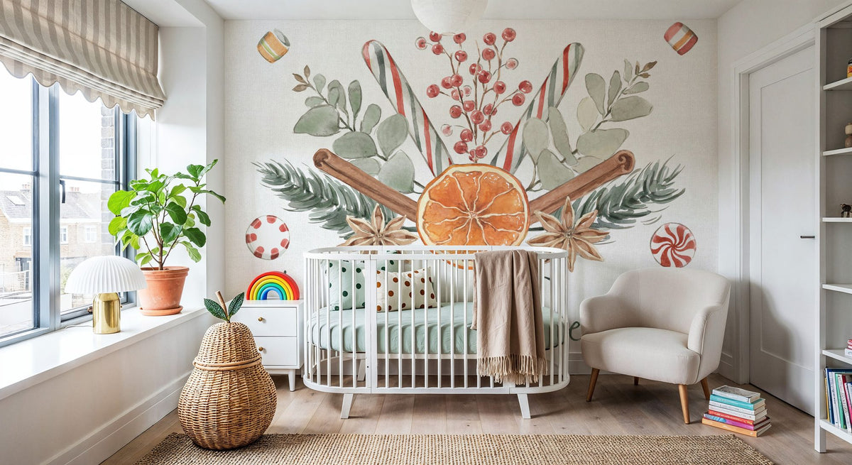 Winter Warmth VIII Mural Wallpaper - room preview 06