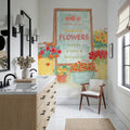 Flea Market Flowers II Mural Wallpaper - room preview 06