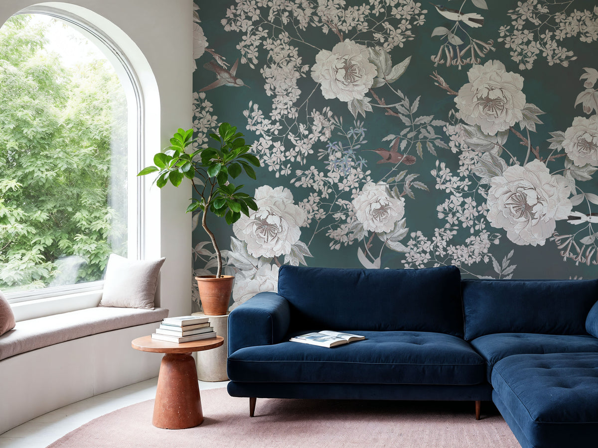 Birds of Eden Mural Wallpaper - Edition 3 - room preview 06
