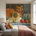 Harvest Bench Mural Wallpaper - room preview 06