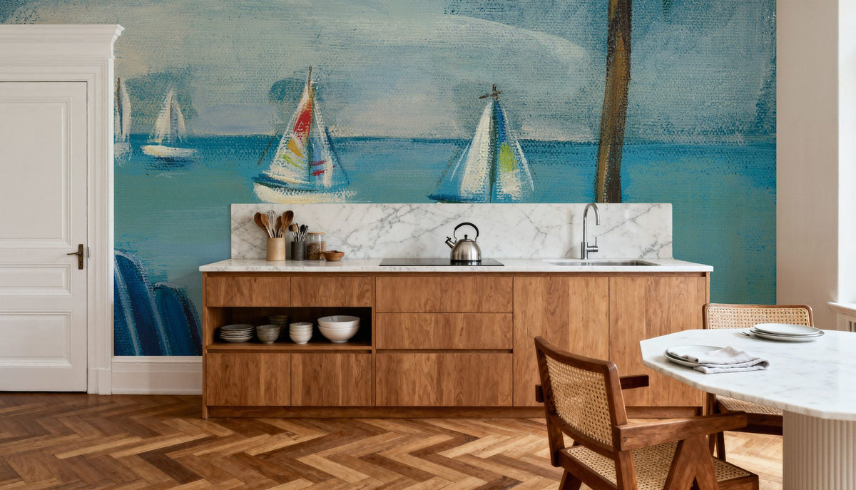 Turquoise Bay IV Mural Wallpaper - room preview 06
