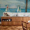 Turquoise Bay IV Mural Wallpaper - room preview 06