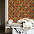 New Harvest Twirls Big Mural Wallpaper - room preview 06