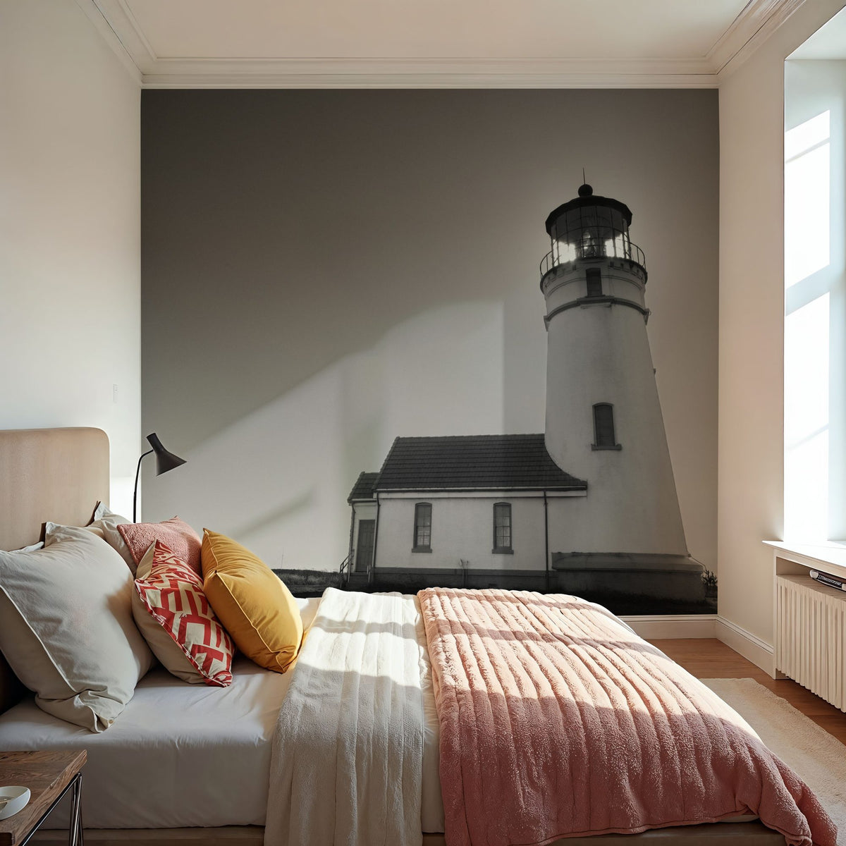 Oceanside Sunset Mural Wallpaper - room preview 06