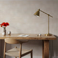 Golden Stripes Mural Wallpaper - room preview 06