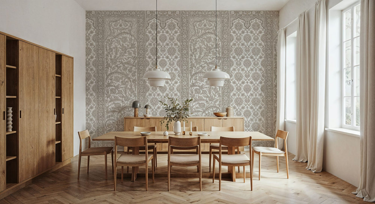 Riad Ornaments, Alpine Oat Mural Wallpaper - room preview 06